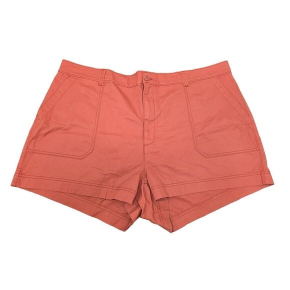 Old Navy High-Waisted OGC Chino Shorts Bronzed Amber Casual Comfy Plus Size 3X - Picture 3 of 9